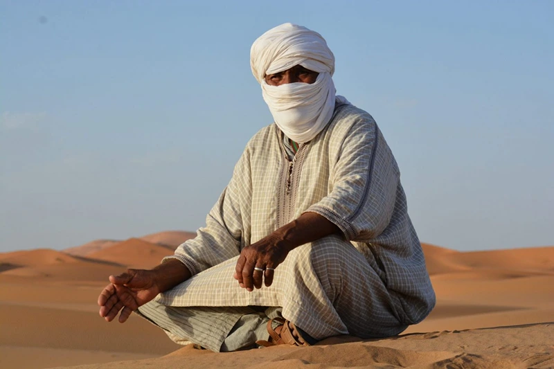 A nomad from the desert