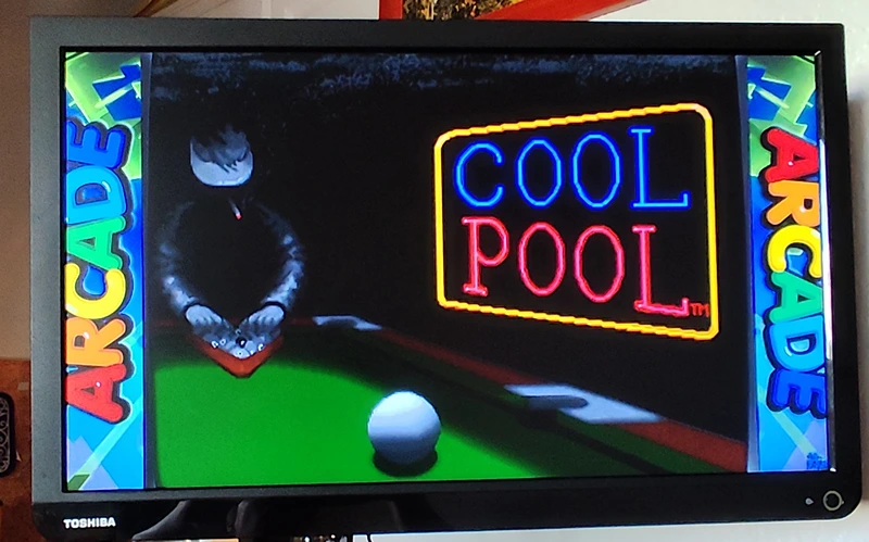 Cool pool, arcade game from the 80s.