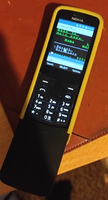 Nokia 8110 browsing the local network.